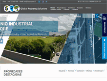Tablet Screenshot of gpsproperty.cl